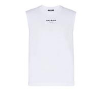 Balmain - Débardeur Paris Brodé - Homme - Tops - Blanc - Taille: 2XL