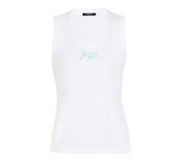 Balmain - Débardeur Relax Coupe Décontractée avec Imprimé Paris Brush - Femme - Tops - Blanc - Taille: 38 FR