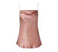 Balmain - Draped Satin Top - Femme - Tops - Rose - Taille: 38 FR