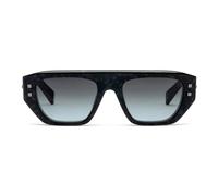 Balmain, Femme, Accessoires, Noir, Taille: ONE Size Édition limitée lunettes de soleil en cuir noir