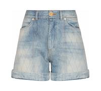 Balmain, Femme, Shorts, Bleu, Taille: 36 FR Short court en denim Diamond