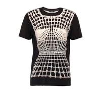 Balmain, Femme, Tops, Noir, Taille: 38 FR T-Chemises