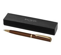 Balmain Hercule Stylo à bille laqué 16,5 × 3,7 × 2,5 cm Marron