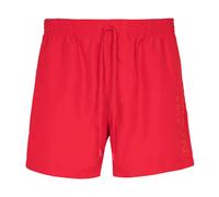 Balmain, Homme, Maillots de bain, Rouge, Taille: L Short de bain brodé Balain Paris