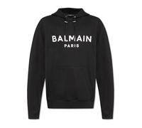 Balmain, Homme, Sweatshirts et sweats à capuche, Noir, Taille: S Sweat à capuche Imprimé Paris