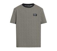 Balmain, Homme, Tops, Noir, Taille: L T-shirt avec monogramme