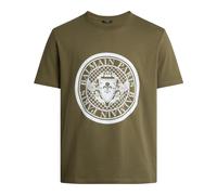 Balmain - Logo T-shirt - Homme - Tops - Vert - Taille: L