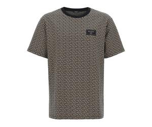 Balmain - Monogram Couture Cotton Jersey Crew Neck T-Shirt - Homme - Tops - Multicolore - Taille: M