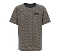 Balmain - Monogram Couture Cotton Jersey Crew Neck T-Shirt - Homme - Tops - Multicolore - Taille: S