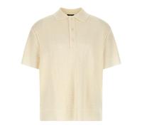 Balmain - Monogram Jacquard Polo - Homme - Tops - Blanc - Taille: 2XL