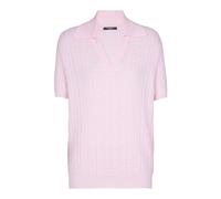 Balmain - Monogram knit polo - Femme - Pulls - Rose - Taille: 34 FR
