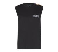 Balmain - Paris Tank Top - Femme - Tops - Noir - Taille: 38 FR
