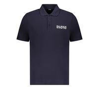 Balmain - Polo à Manches Courtes - Homme - Tops - Bleu - Taille: M