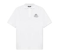 Balmain - Polo à Motif Vigne Imprimé - Homme - Tops - Blanc - Taille: 3XL