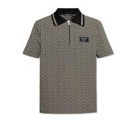 Balmain - Polo avec Monogramme - Homme - Tops - Beige - Taille: 3XL
