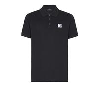 Balmain - Polo en Coton Brodé - Homme - Tops - Noir - Taille: 2XL