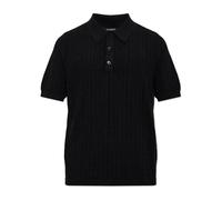 Balmain - Polo en maille à monogramme - Homme - Pulls - Noir - Taille: XL