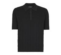 Balmain - Polo en maille monogrammée - Homme - Pulls - Noir - Taille: 2XL
