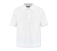 Balmain - Polo Monogramme - Homme - Tops - Beige - Taille: L