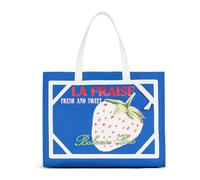 Balmain - Sac cabas B-Army medium en toile - Femme - Sacs - Bleu - Taille: ONE Size