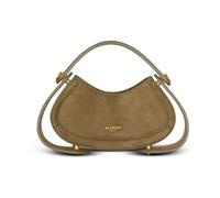 Balmain - Sac Jolie Madame Medium en cuir suédé - Femme - Sacs - Vert - Taille: ONE Size