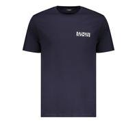 Balmain - T-shirt à manches courtes en coton - Homme - Tops - Bleu - Taille: L