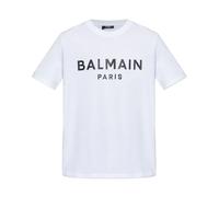 Balmain - T-shirt avec imprimé Paris - Homme - Tops - Blanc - Taille: 2XL