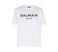 Balmain - T-shirt avec imprimé Paris - Homme - Tops - Blanc - Taille: L