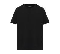 Balmain - T-shirt avec logo brodé - Homme - Tops - Noir - Taille: M