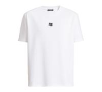 Balmain - T-shirt avec logo PB brodé - Homme - Tops - Blanc - Taille: L