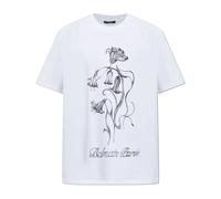 Balmain - T-shirt imprimé - Homme - Tops - Blanc - Taille: XL