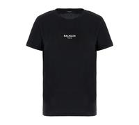 Balmain - T-shirt Paris brodé - Femme - Tops - Noir - Taille: 38 FR