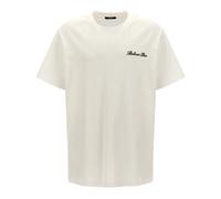 Balmain - T-shirt Signature - Homme - Tops - Blanc - Taille: M