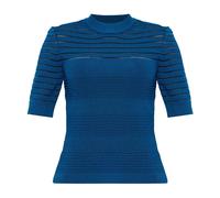 Balmain - Top ajusté - Femme - Pulls - Bleu - Taille: 40 FR
