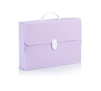 Balmar 2000 PF14254PAST08 Every Line Pastel 254/P, format 27 x 37,5 x 8 cm en polyonde, lilas pastel avec accessoires Blanc