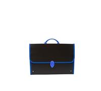 Balmar 2000 PF14354/B10 Valise Fine-Tex 354/B, format 28 x 40 x 8 cm avec bord en tissu, en polyamide noir, accessoires en couleurs assorties