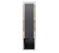 BALNEO Distributeur de Papier Toilette pour 6 Rouleaux, Support Papier Toilette pour Salle de Bain, Installation Au Mur, Noir, Acier Inoxydable, 72x19,5x12,1cm, Boîte Murale Papier 3 Noir
