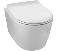 Balneo Luxa cuvette wc avec abattant à descente lente suspendue oui oui blanc brillant G0101010101-4