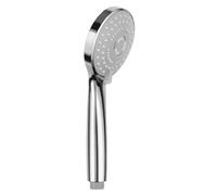 Balneo Pommeau Douche - Douchette à 3 modes : Pluie, Massage, Mix - Pommeau de Douche Léger & ergonomique - Raccord universel 1/2" - douchette économiseur d'eau - Inox - Cascade Modèle 3