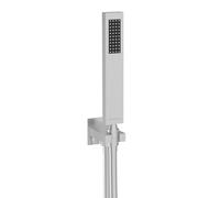 Balneo Pommeau Douche - En acier inoxydable AISI 304 - Pommeau de Douche Design fin & moderne - Raccord universel 1/2" - Douchette Économiseur d'eau - Inox - Cascade Modèle 2