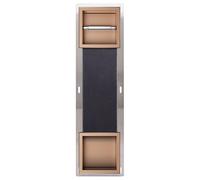 Balneo Porte-papier toilette avec magazine 6 rouleaux en cuivre en acier inoxydable 74 x 20,8 x 14,75 cm WALL-BOX PAPER 2 Copper
