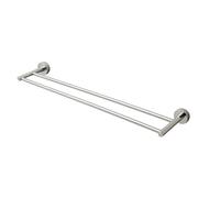 Balneo Sèche-Serviettes 60 cm Chrome - Support Mural en Acier Inoxydable AISI 304 -Porte Serviette Design Minimaliste pour Salle de Bain, Cuisine & Bien-être - Fixation Invisible et Robuste