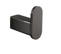 Balneo Sèche-Serviettes Gun Metal QARX - Porte Serviette Support Mural en Acier Inoxydable AISI 304, Fixation Invisible et Robuste, Handtuchhaken pour Salle de Bain, Cuisine & espaces Professionnels