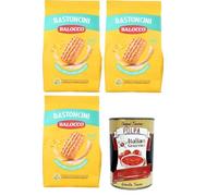 Wasa Original Lot de 3 crackers avec 100 % farine de seigle, tranches croustillantes avec farine de seigle entier, riches en fibres, 275 g + boîte italienne Gourmet Polpa di Pomodoro 400 g