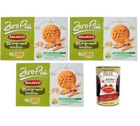 Wasa Original Lot de 3 crackers avec 100 % farine de seigle, tranches croustillantes avec farine de seigle entier, riches en fibres, 275 g + boîte italienne Gourmet Polpa di Pomodoro 400 g