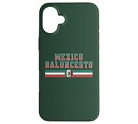 Baloncesto Mexican Basketball MEX Baloncesto Amérique Latine Sport Fan Coque pour iPhone 16 Plus