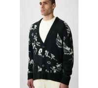 BALR Game Of The Gods Box Fit Brushed Cardigan Jet Black Taille: XL | Cardigans Outlet | Homme | Le Noir