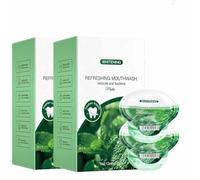 Balsamo per la Bocca Refreshing - Pratico Sacchetto per il Viaggio (20 pezzi, menta) - Alito Fresco Istantaneo e Protezione Prolungata - Confezione Compatta per Portarlo Sempre con Te