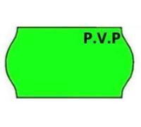 Balsat Étiquettes 26 x 16 marque-page universel pour étiqueteuse. Compatibles OPEN, METO, JOLLY, BLITZ, SWING - Lot de 6 pièces (vert PVP)