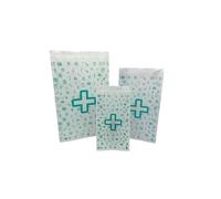 Balsat Lot de 100 sacs en papier pour pharmacie et parapharmacie 23 + 7 x 39 cm